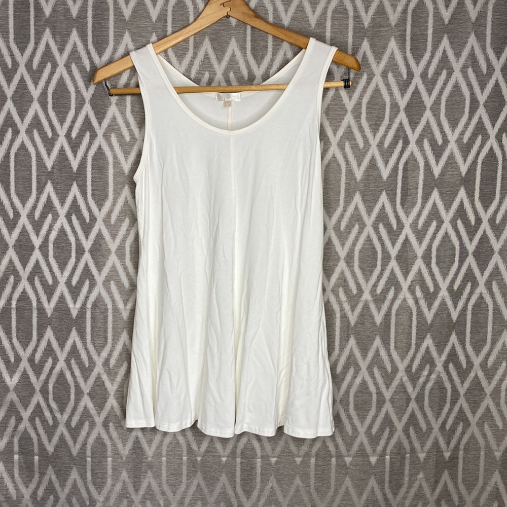 Heartstring Swing Sleeveless Tank Top Medium off-White